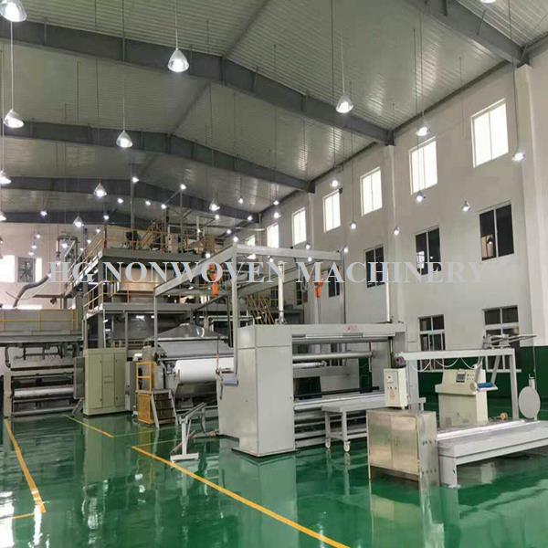 SMS Nonwoven Fabric Pwodiksyon Liy